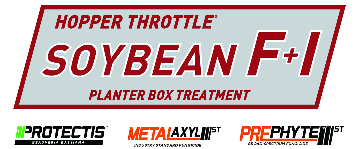 Hopper Throttle® Soybean F+I with Protectis™ + Metalaxyl ST + Prephyte™ ST